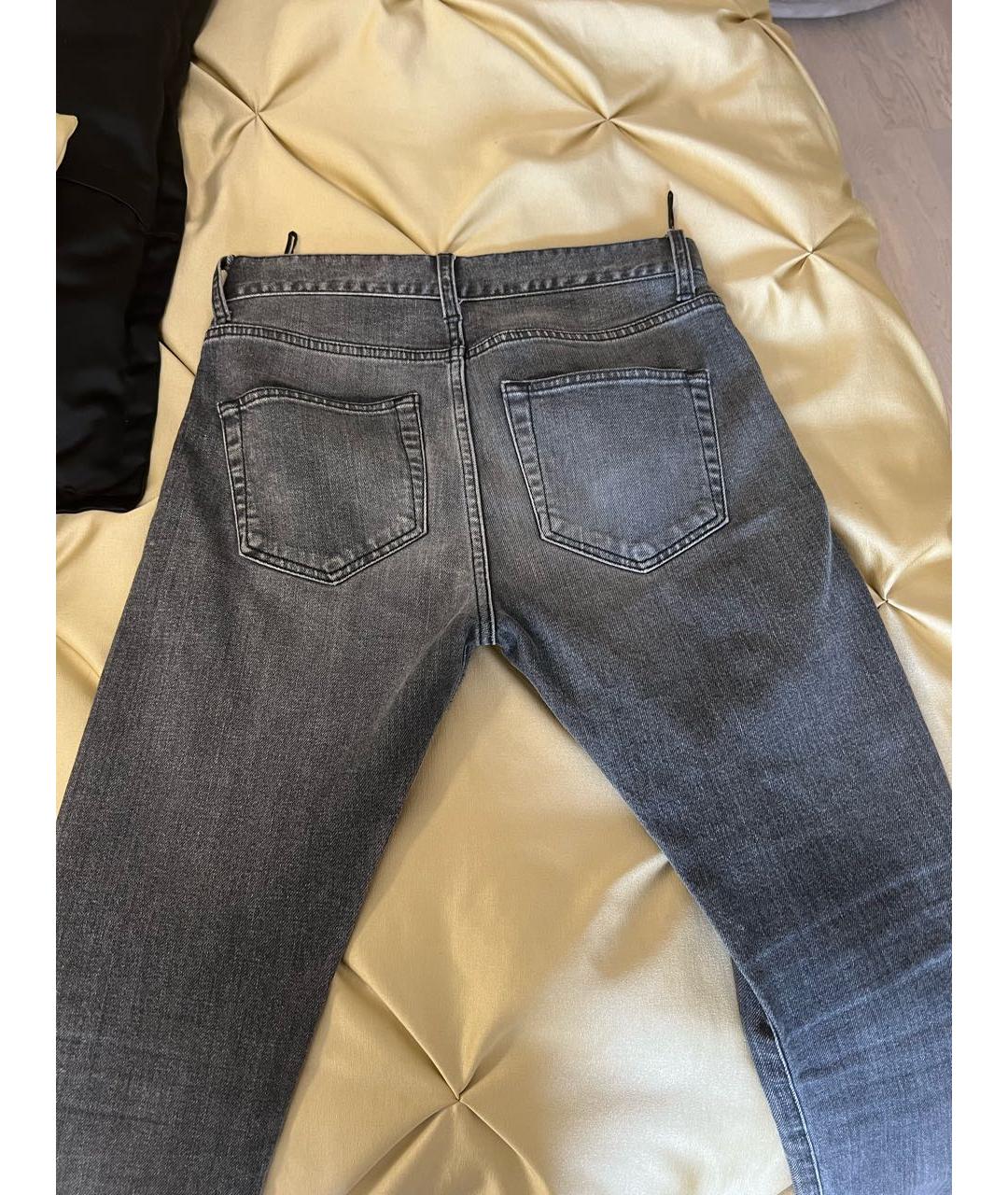 BALENCIAGA Серые прямые джинсы, фото 2