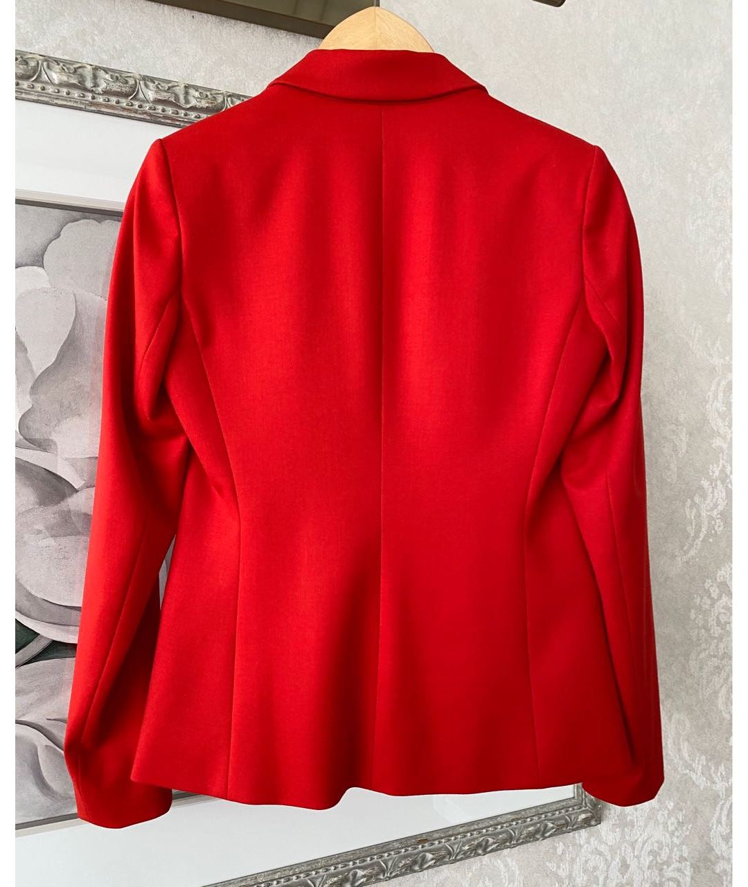 THEORY Красный шерстяной жакет/пиджак, фото 4