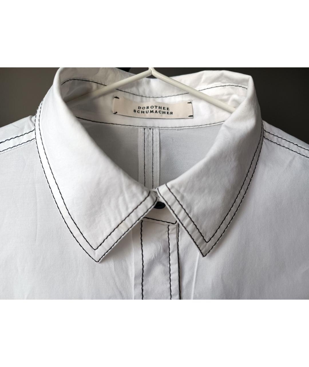 DOROTHEE SCHUMACHER Белая хлопковая рубашка, фото 9