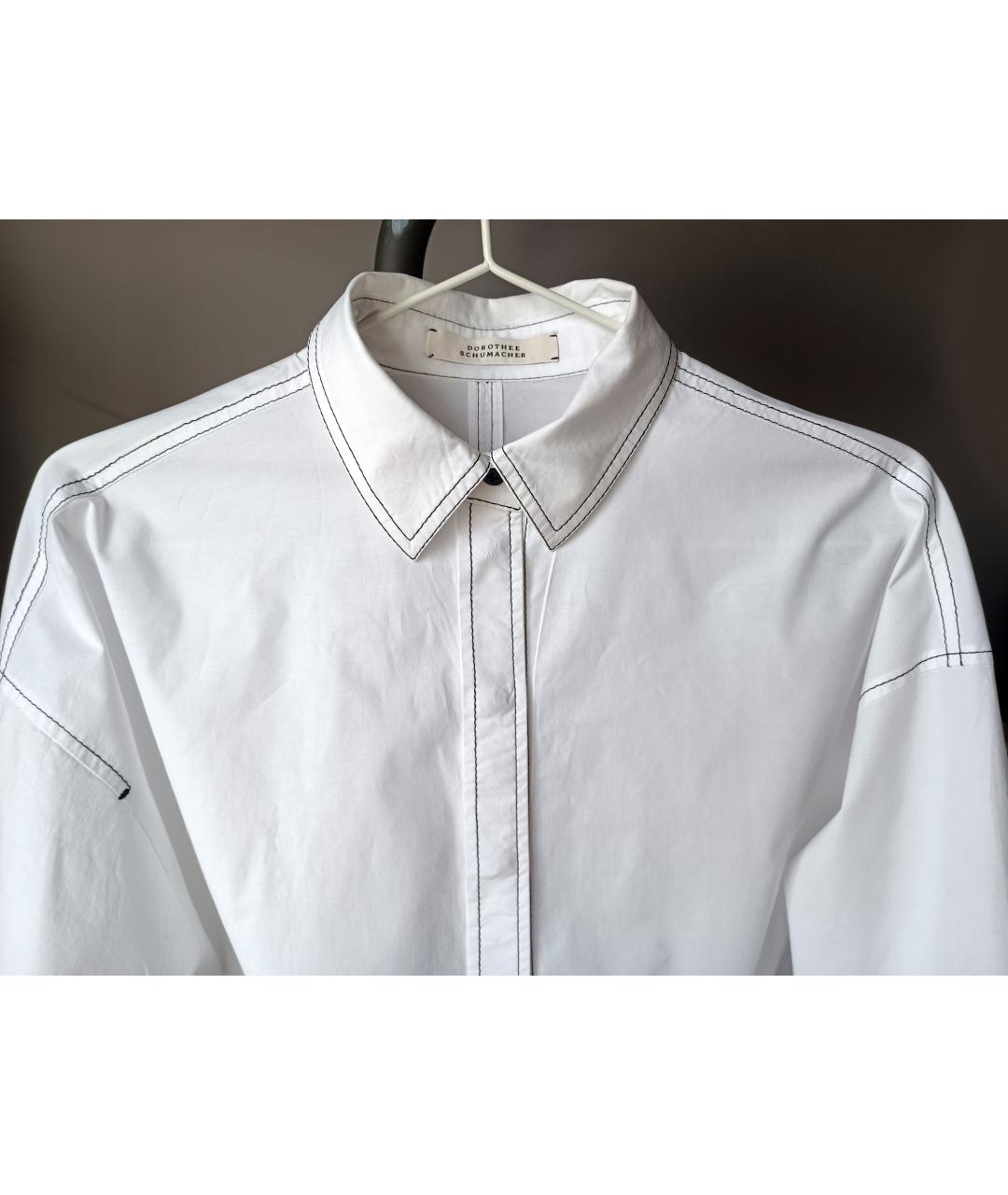 DOROTHEE SCHUMACHER Белая хлопковая рубашка, фото 3