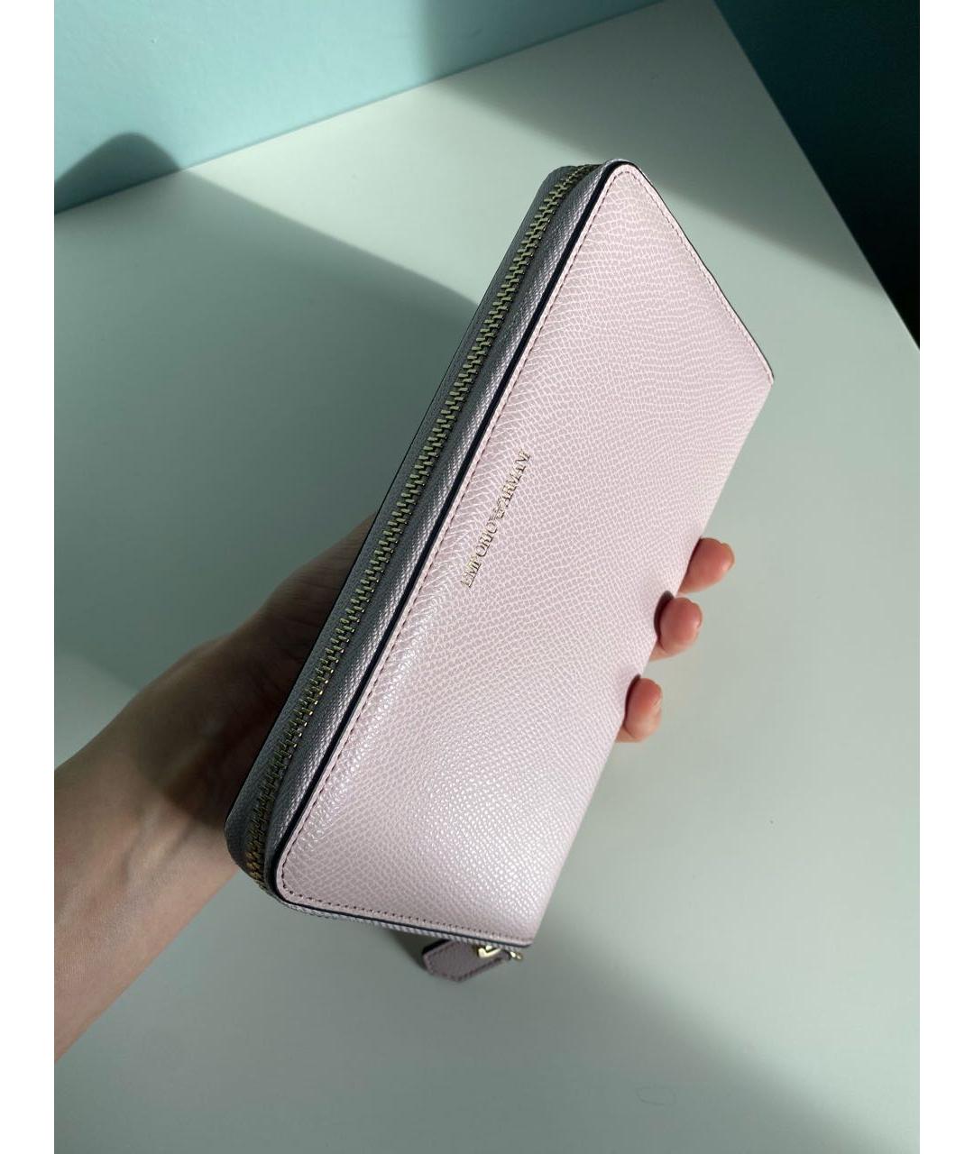 EMPORIO ARMANI Розовый кошелек, фото 5