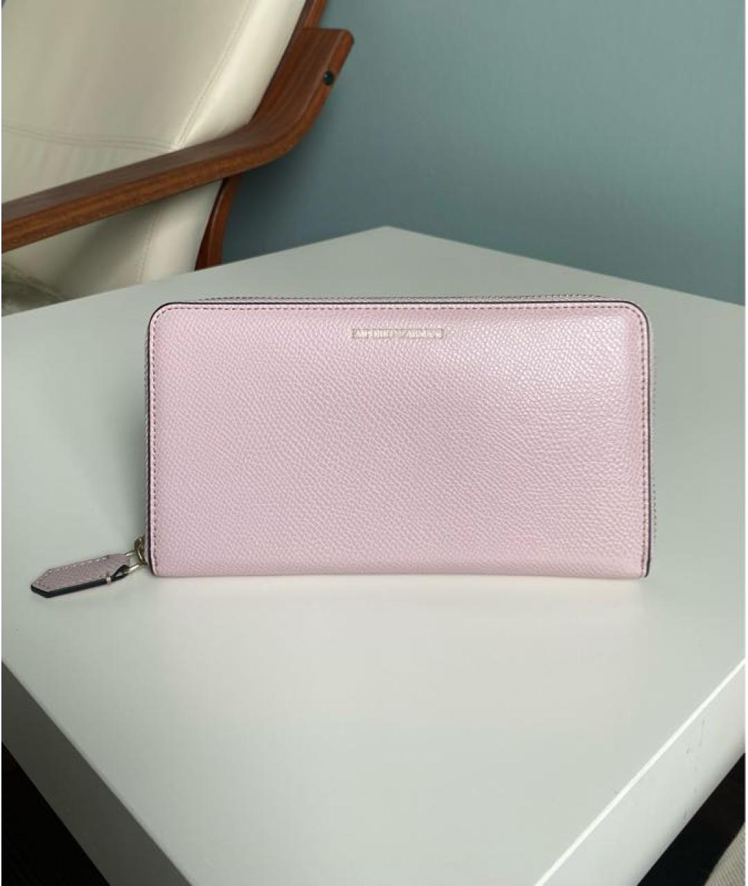 EMPORIO ARMANI Розовый кошелек, фото 9