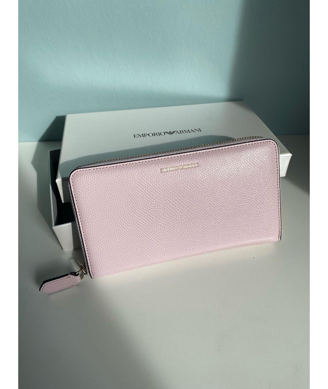 EMPORIO ARMANI Розовый кошелек, фото 6