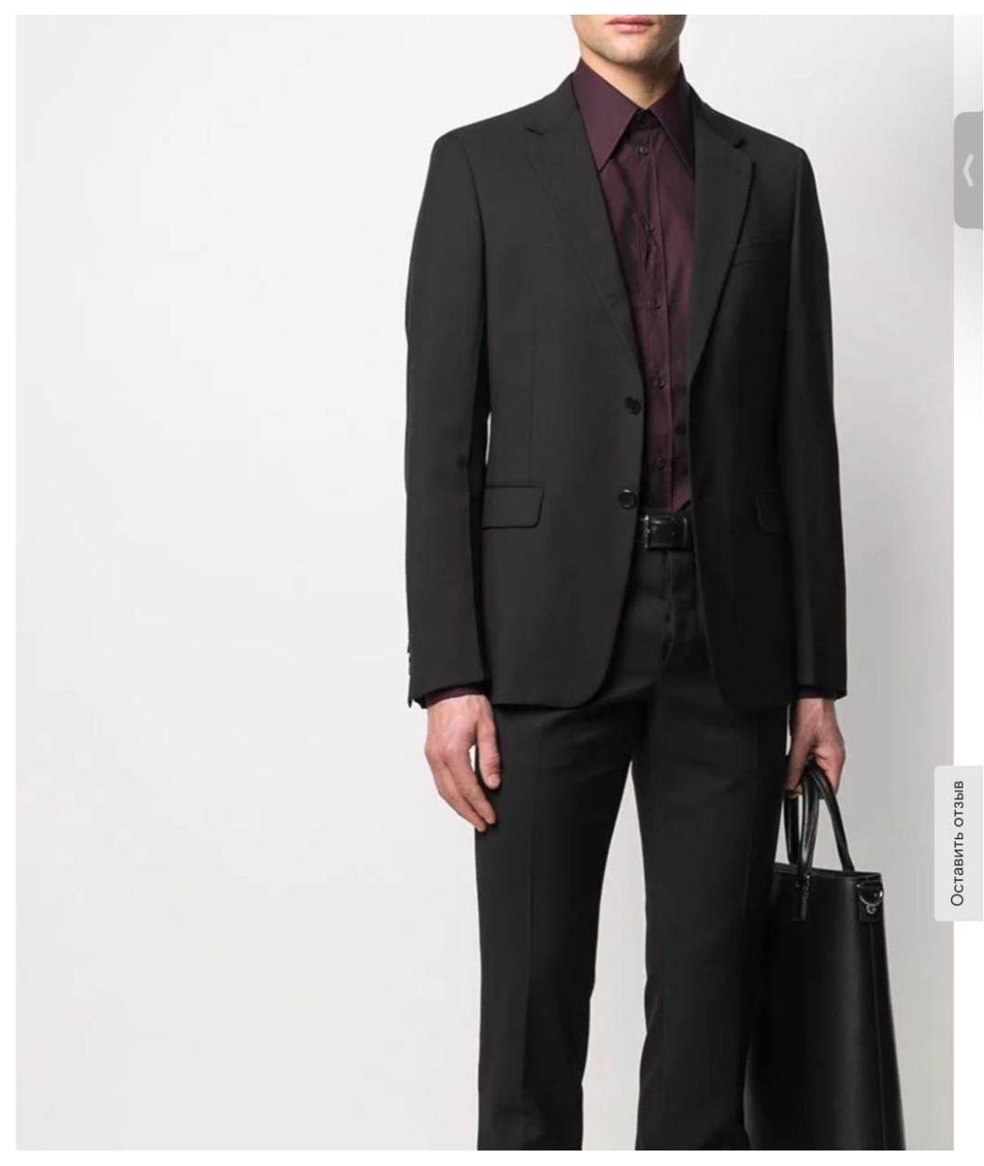 DOLCE&GABBANA Бордовая хлопковая классическая рубашка, фото 6