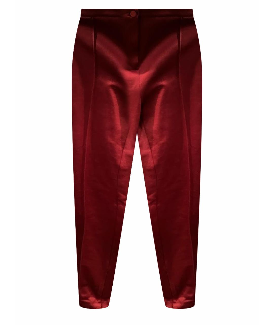 GUCCI Бордовые брюки узкие, фото 1