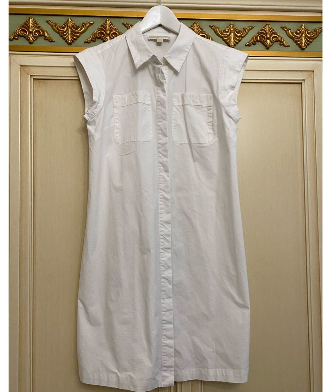 MICHAEL MICHAEL KORS Белое хлопковое платье, фото 5