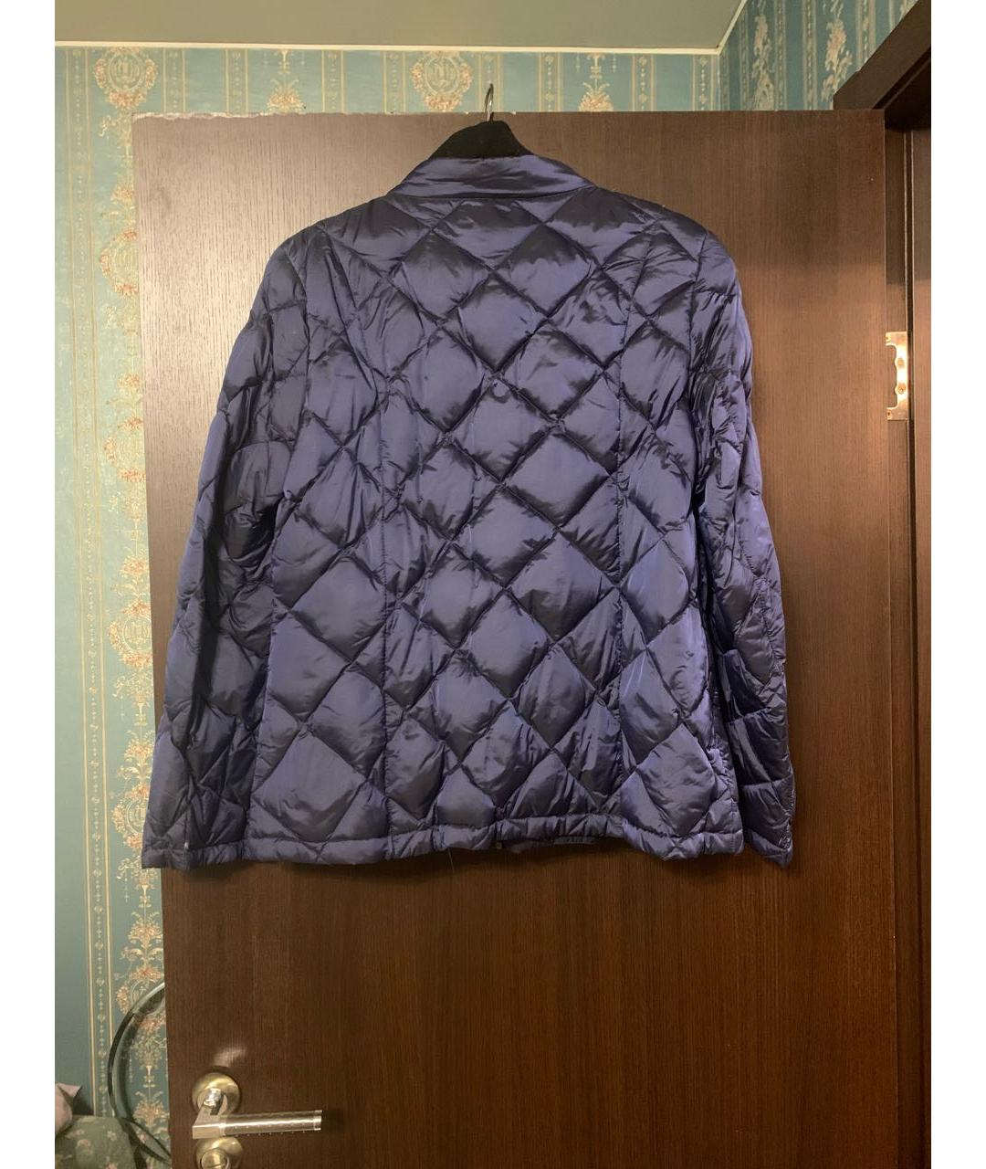 DKNY Синяя полиэстеровая куртка, фото 2