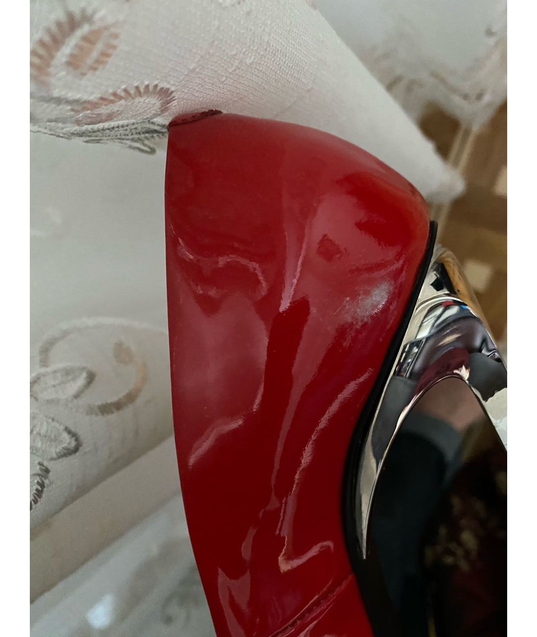GIUSEPPE ZANOTTI DESIGN Красные туфли из лакированной кожи, фото 7