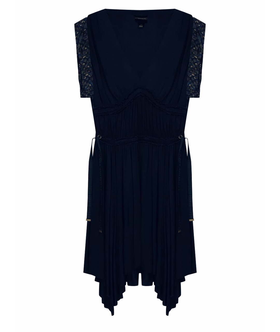 LOUIS VUITTON PRE-OWNED Черное полиэстеровое повседневное платье, фото 1