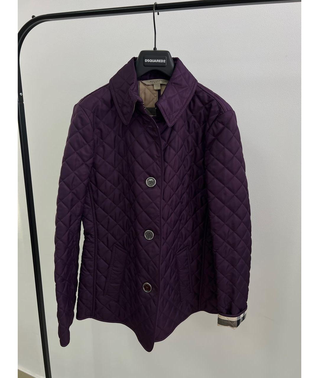 BURBERRY BRIT Фиолетовая куртка, фото 6
