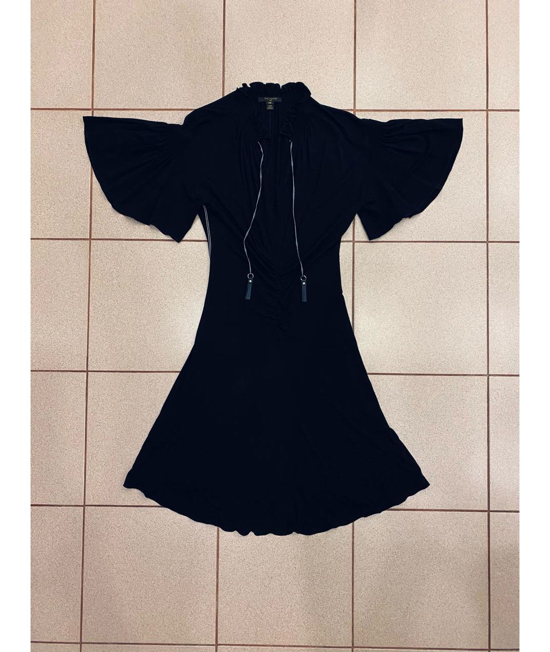 LOUIS VUITTON PRE-OWNED Черное полиэстеровое повседневное платье, фото 2