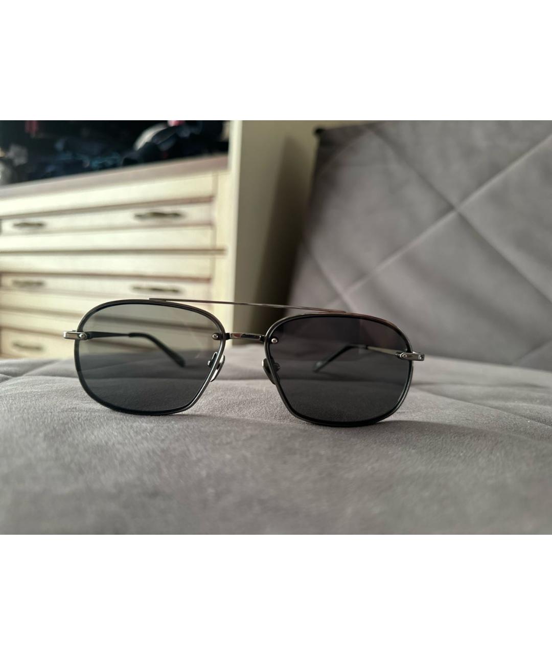 BRIONI Серые пластиковые солнцезащитные очки, фото 7