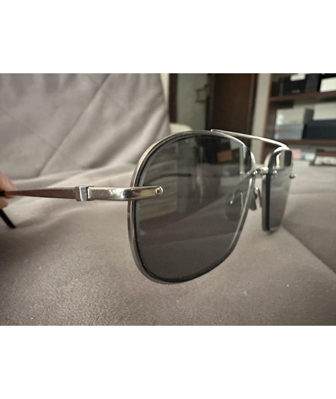BRIONI Серые пластиковые солнцезащитные очки, фото 3