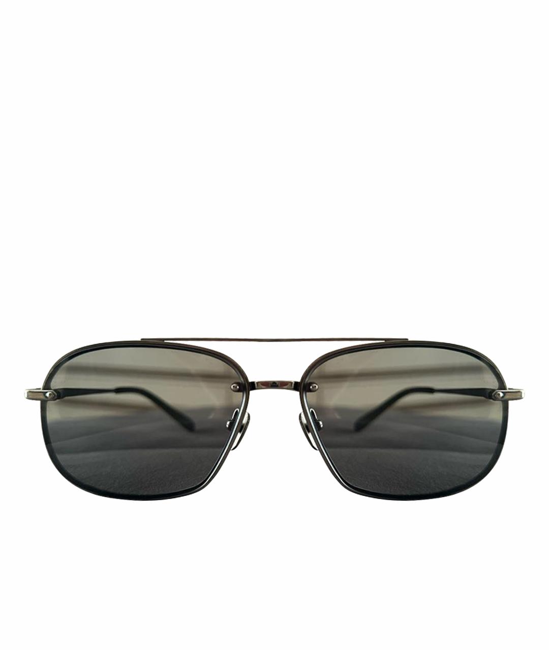 BRIONI Серые пластиковые солнцезащитные очки, фото 1
