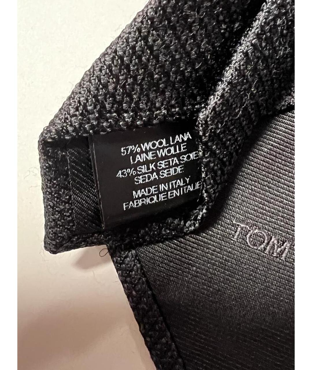 TOM FORD Черный галстук, фото 4