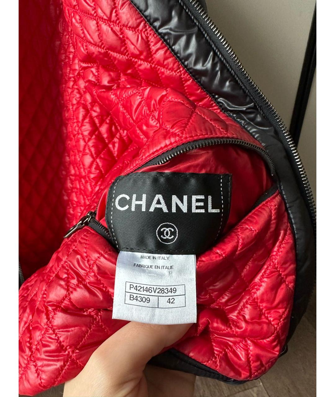 CHANEL PRE-OWNED Мульти полиэстеровая куртка, фото 3