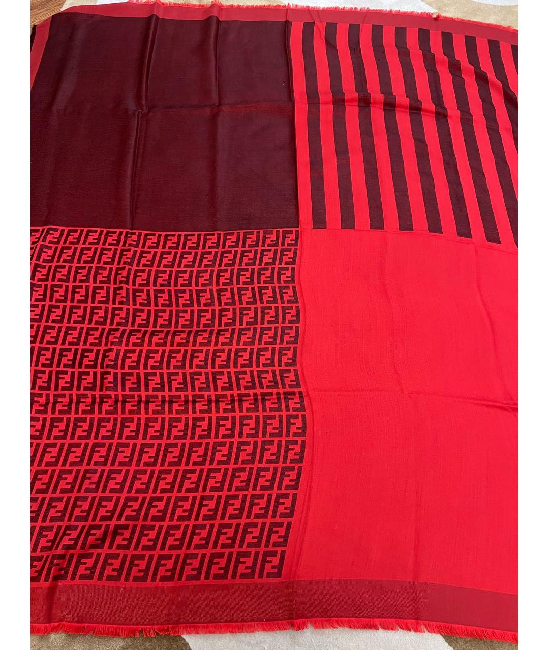 FENDI Красный платок, фото 3