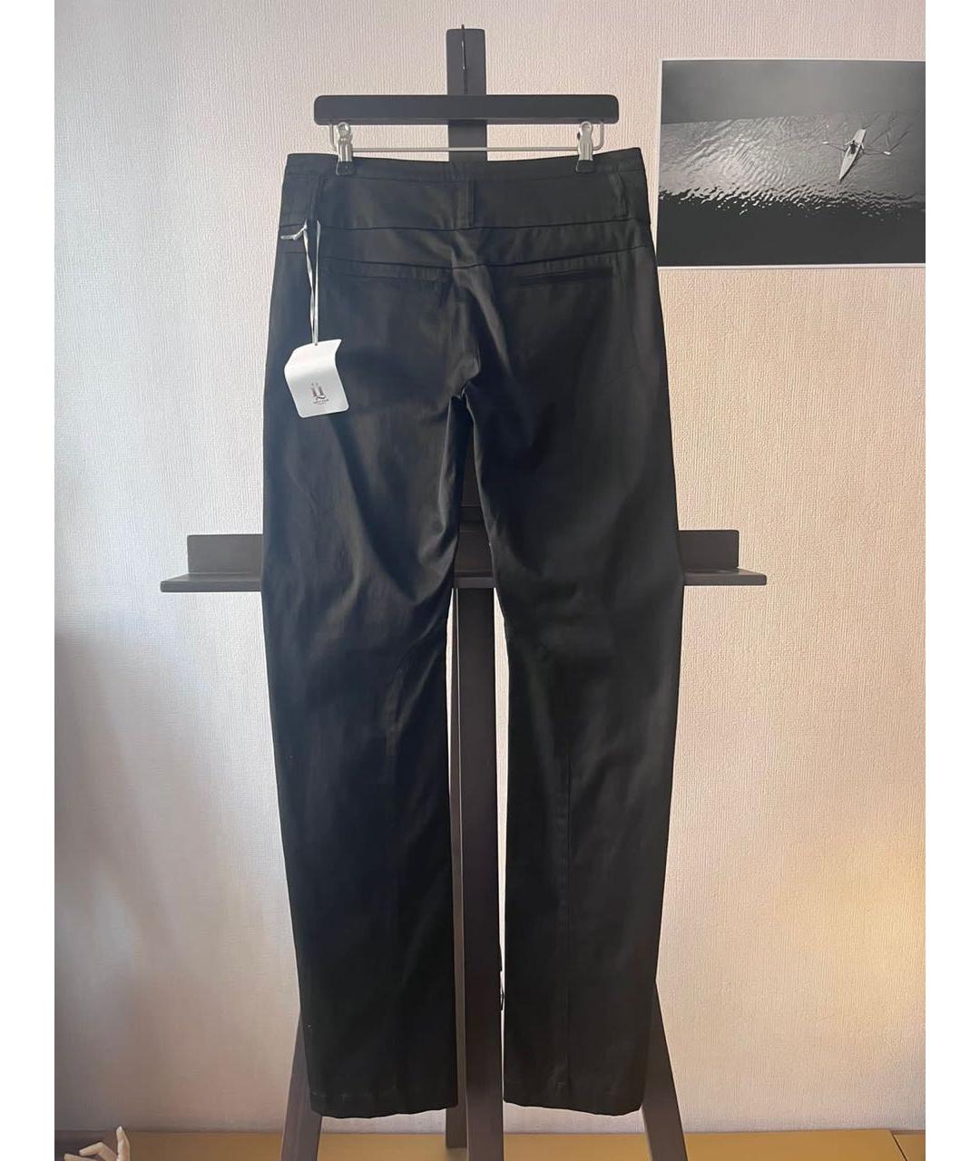 SHARON WAUCHOB Черные прямые брюки, фото 2