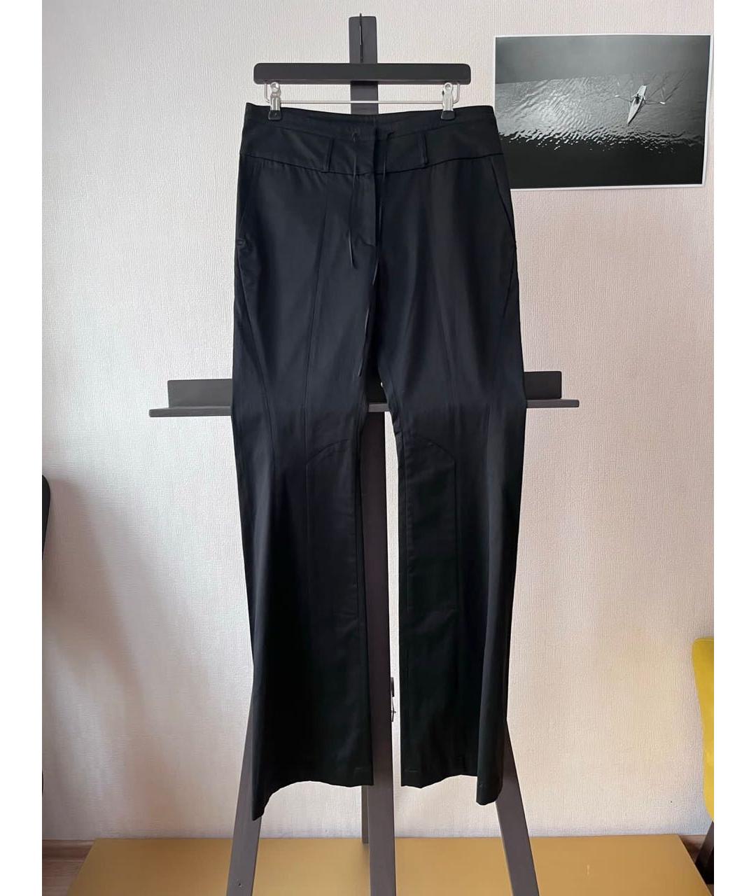 SHARON WAUCHOB Черные прямые брюки, фото 7