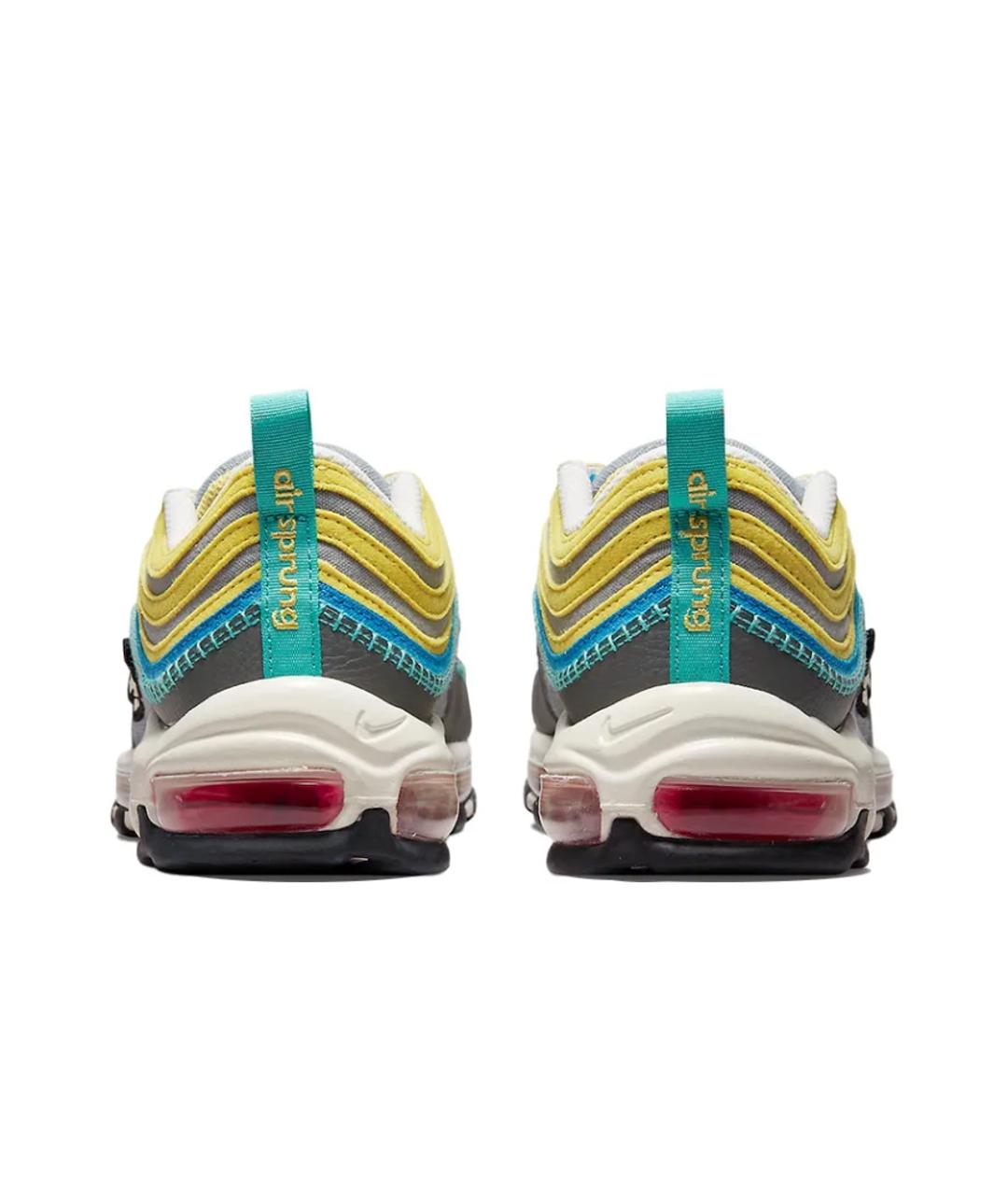 NIKE Желтые кожаные кроссовки, фото 4