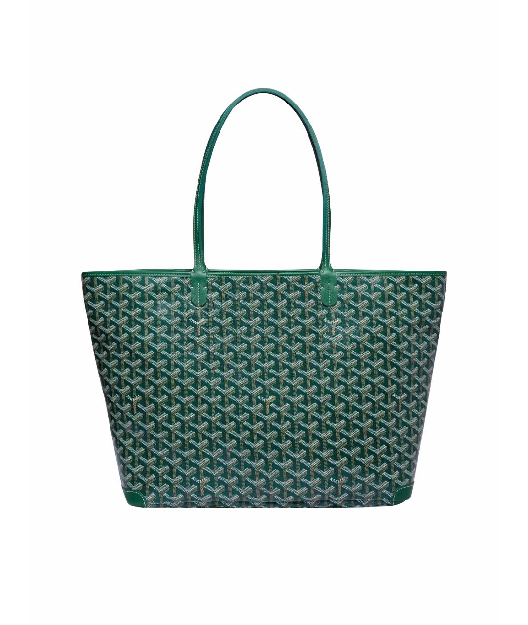 GOYARD Зеленая сумка тоут, фото 1