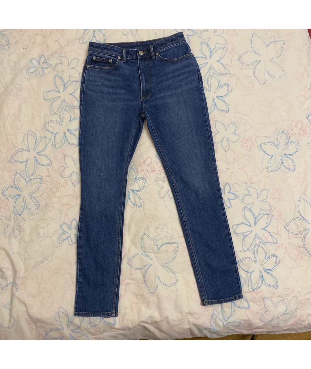 BURBERRY Синие прямые джинсы, фото 7