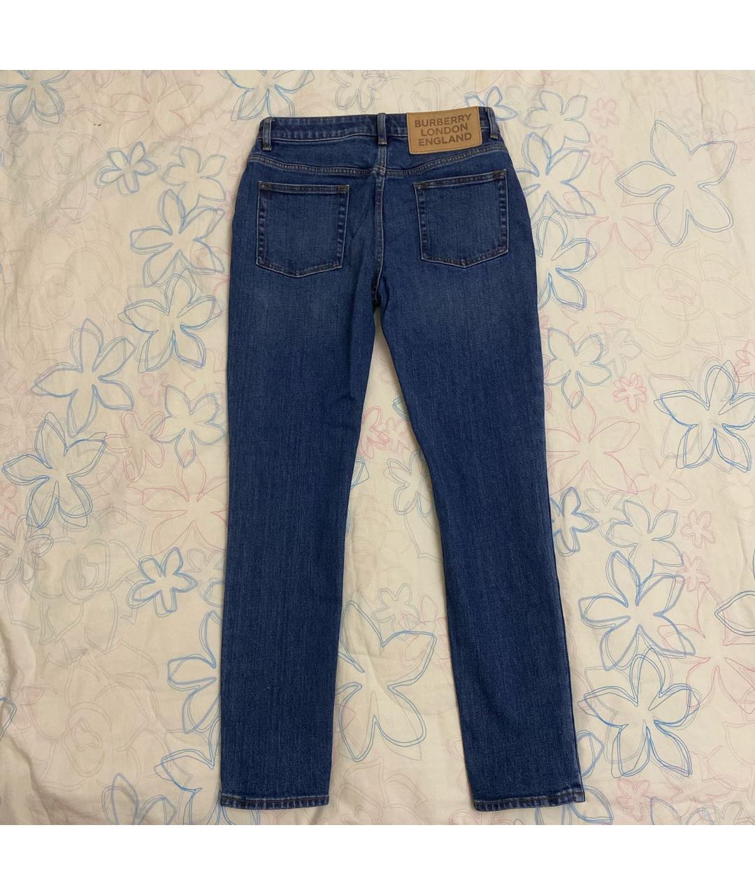 BURBERRY Синие прямые джинсы, фото 2