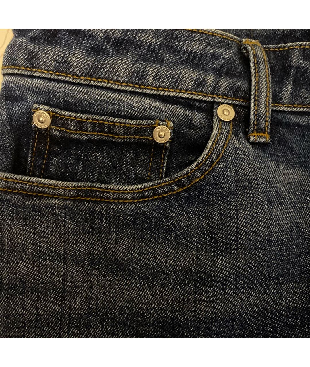 BURBERRY Синие прямые джинсы, фото 4