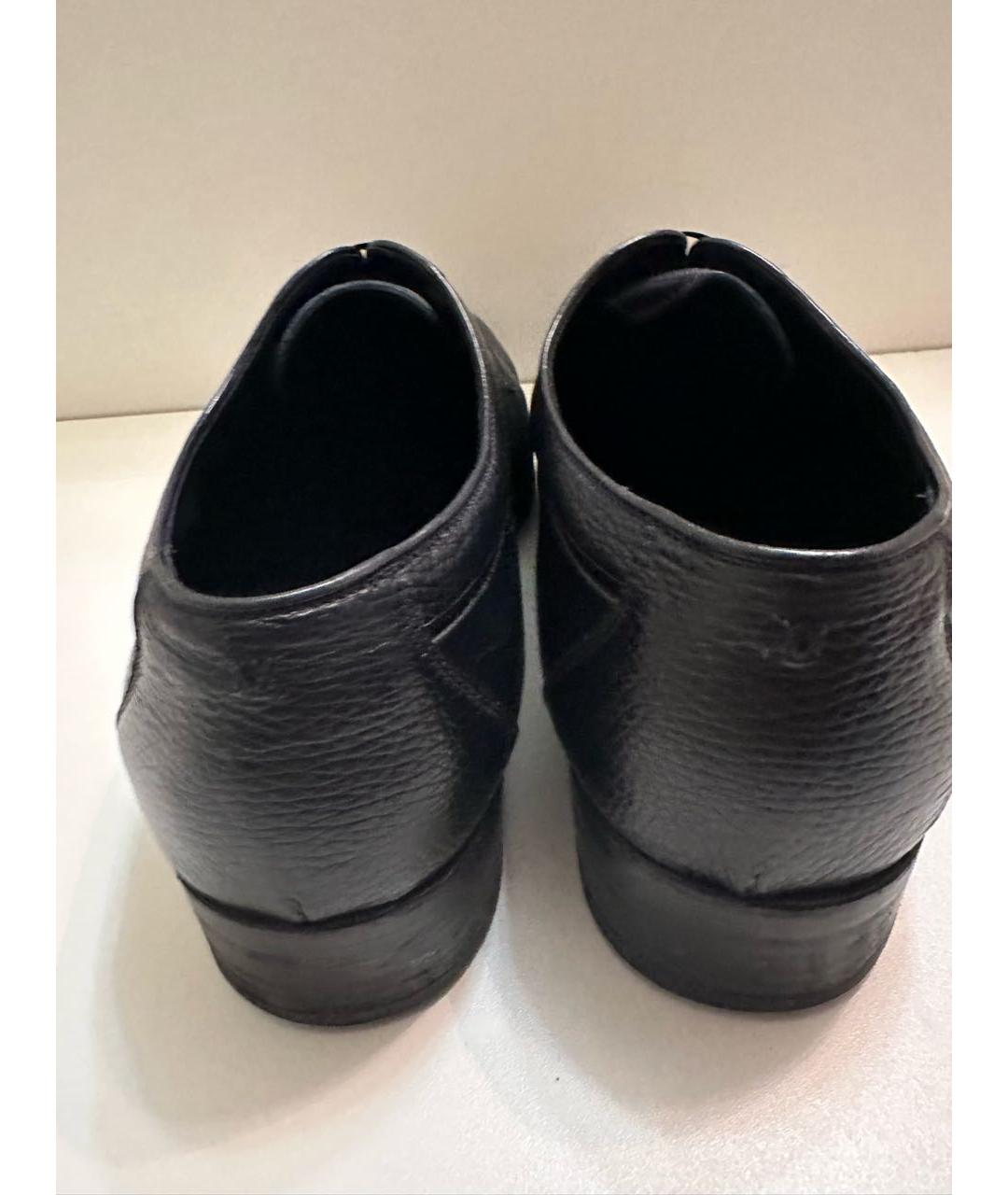 ARTIOLI Темно-синие кожаные туфли, фото 2
