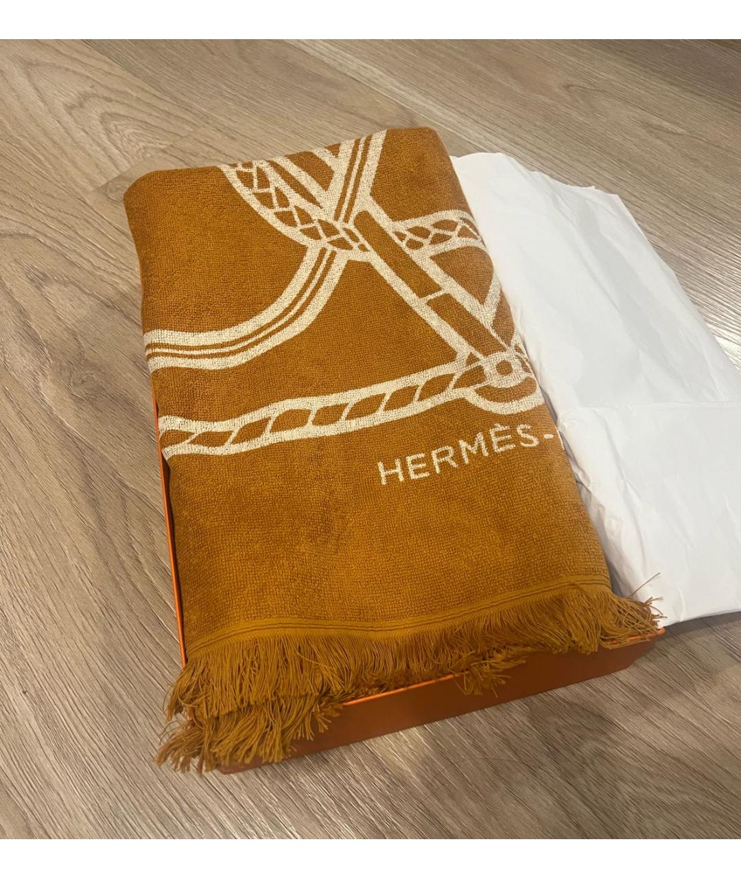 HERMES PRE-OWNED Хлопковое полотенце, фото 3
