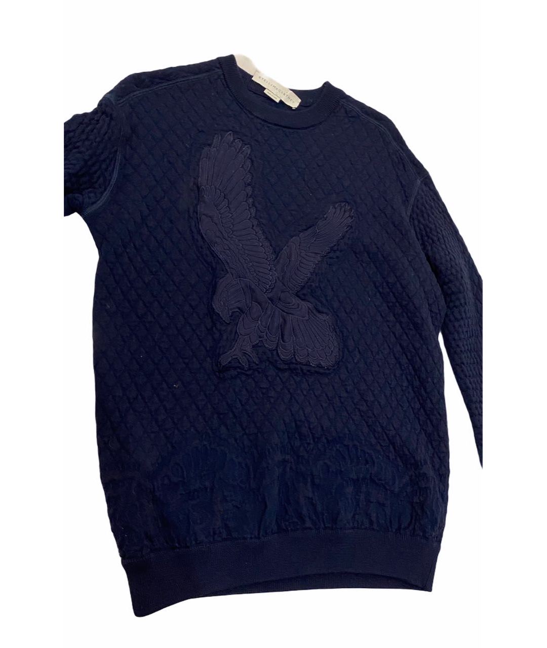 STELLA MCCARTNEY Синий хлопковый джемпер / свитер, фото 2
