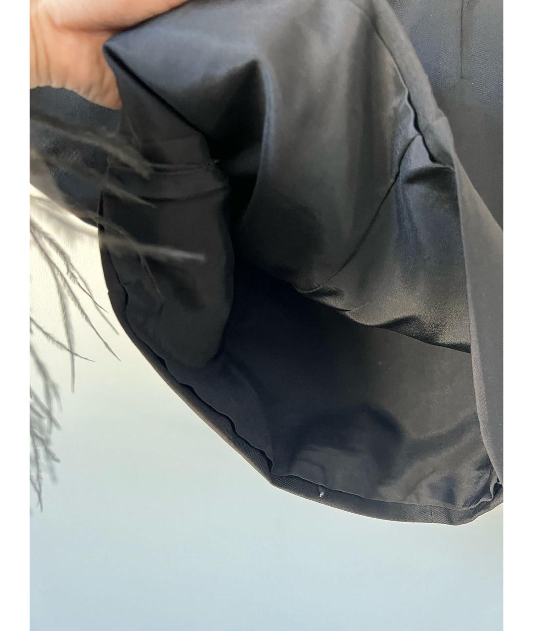 THE KOOPLES Черная шерстяная юбка мини, фото 5