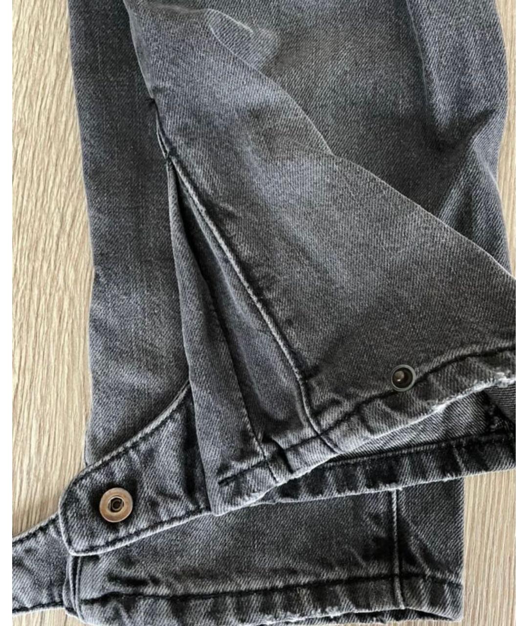 REPRESENT Серые хлопковые джинсы скинни, фото 5