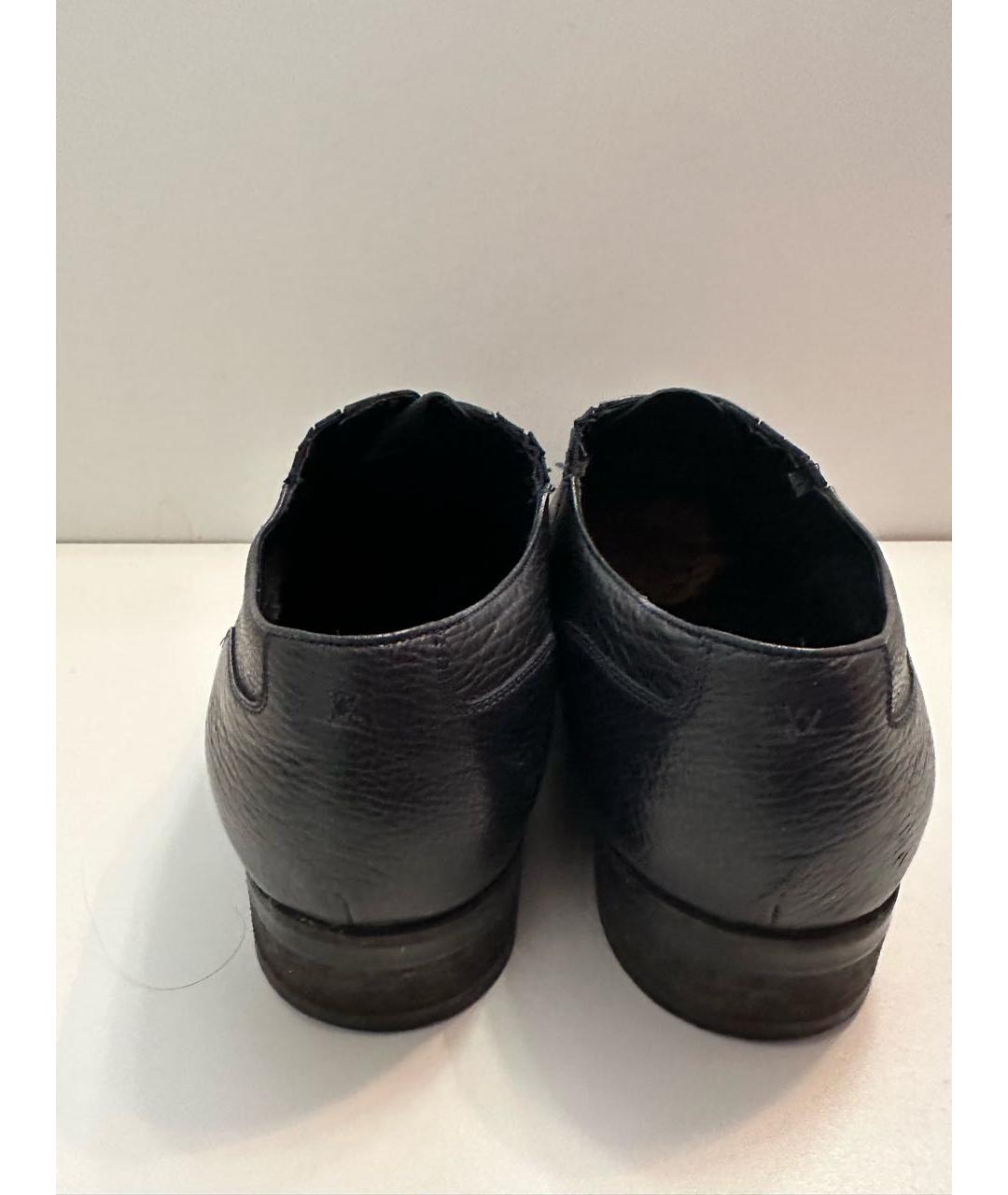 ARTIOLI Темно-синие кожаные туфли, фото 4