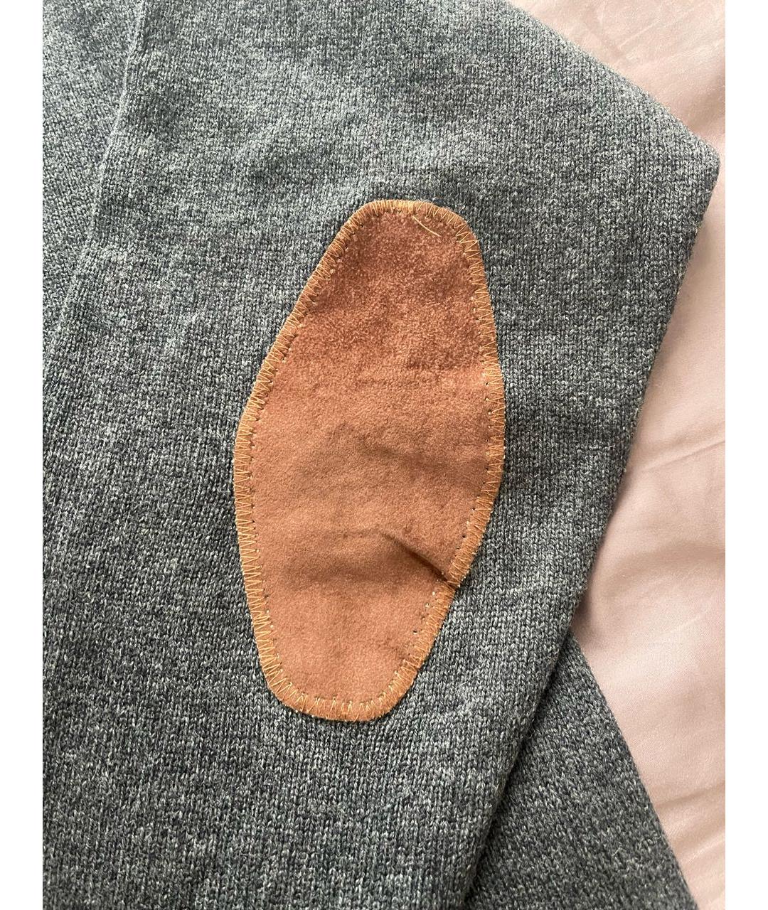 TOMMY HILFIGER Антрацитовый шерстяной джемпер / свитер, фото 3