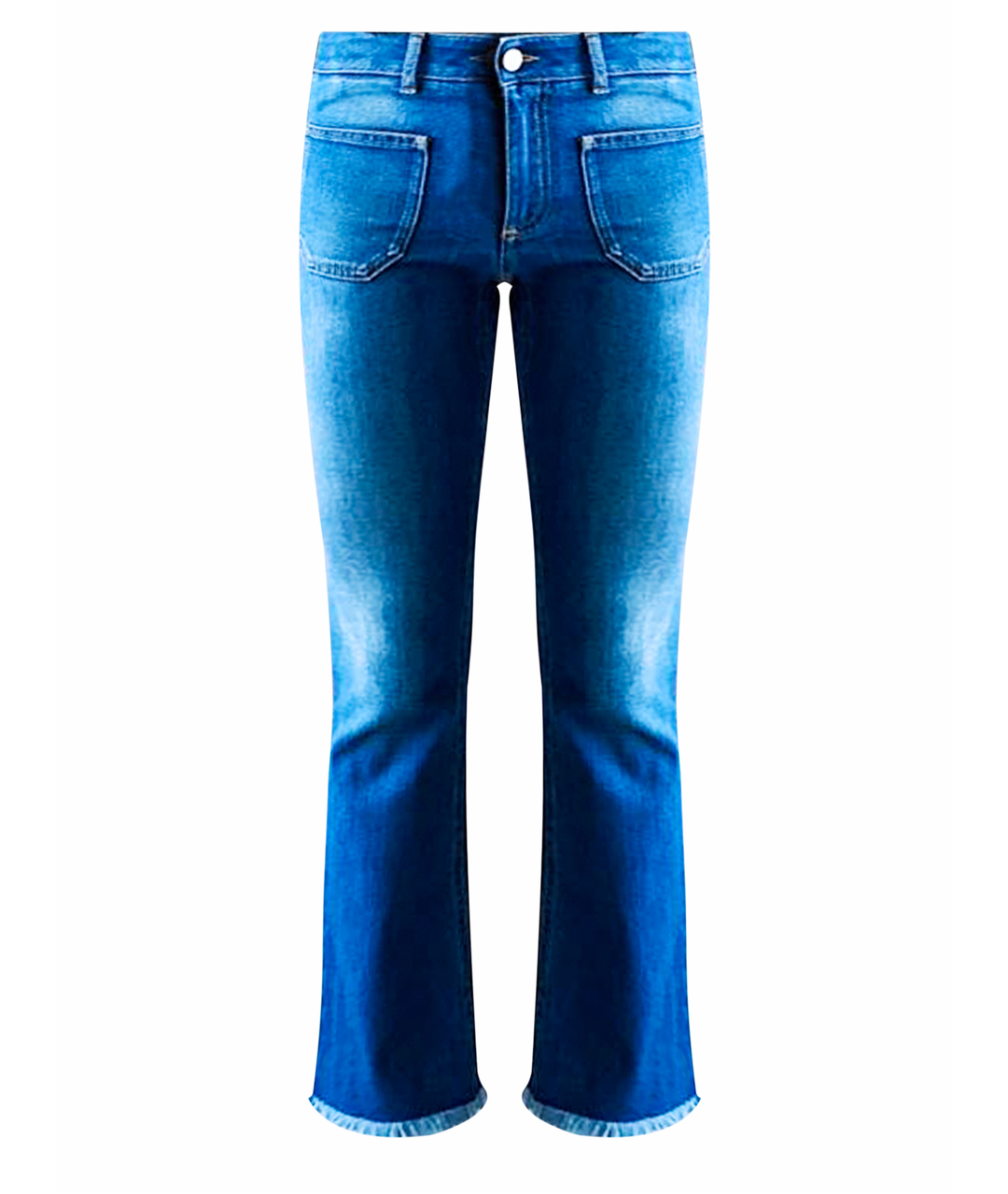 STELLA MCCARTNEY Синие хлопковые джинсы слим, фото 1