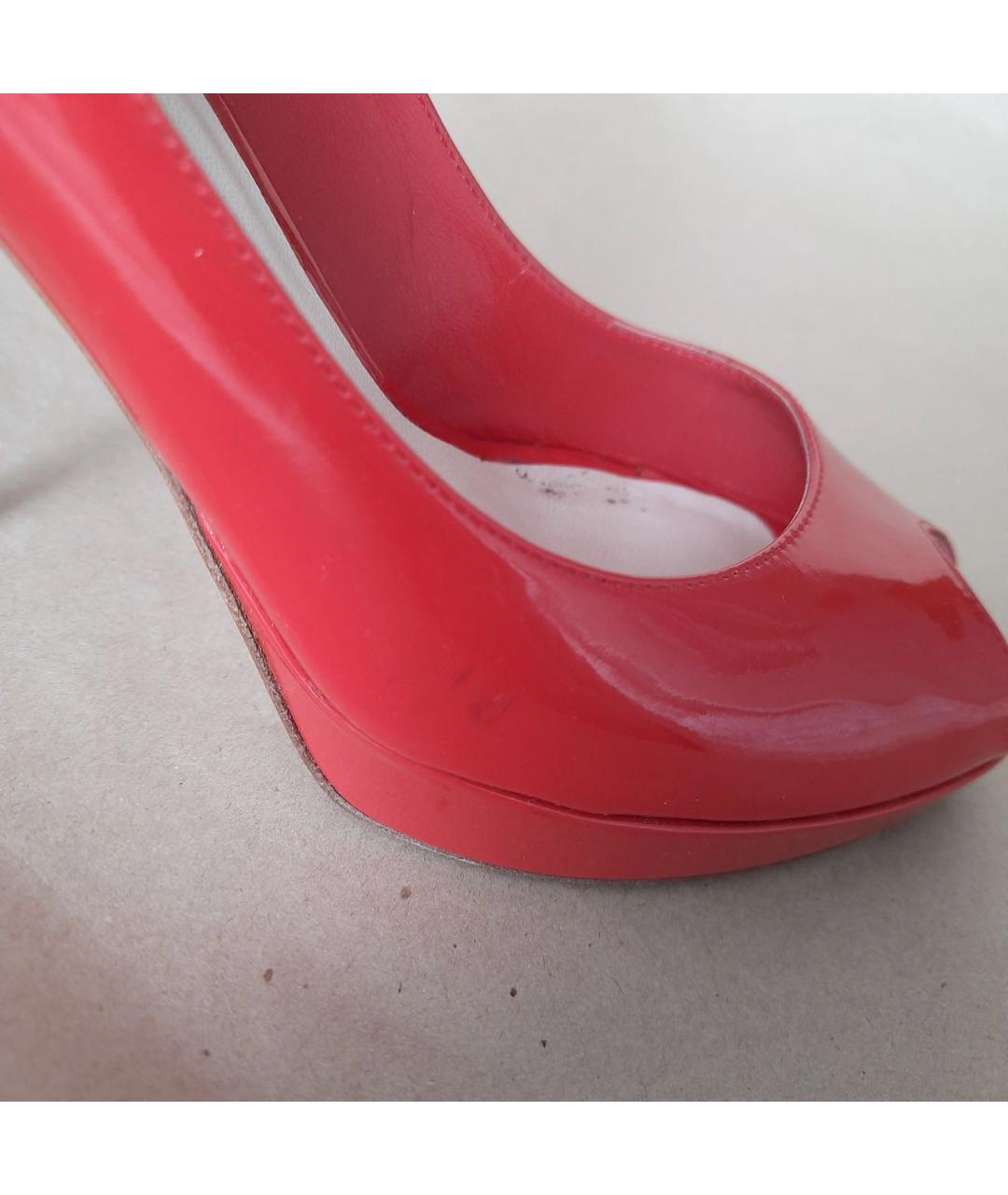 CHRISTIAN DIOR PRE-OWNED Красные туфли из лакированной кожи, фото 6