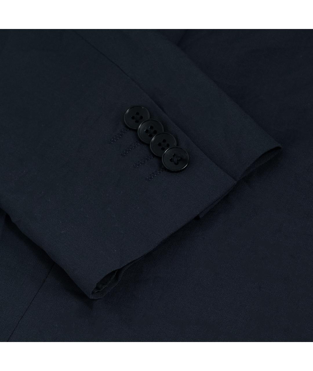 THEORY Темно-синий шерстяной пиджак, фото 4
