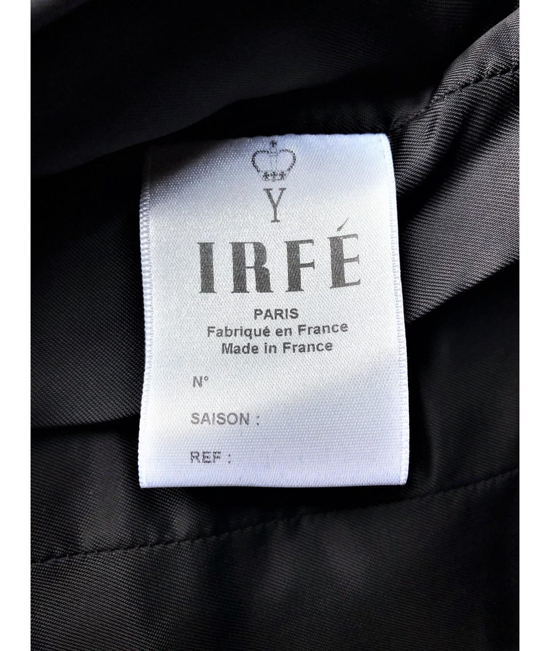 IRFE Черная кожаная куртка, фото 7