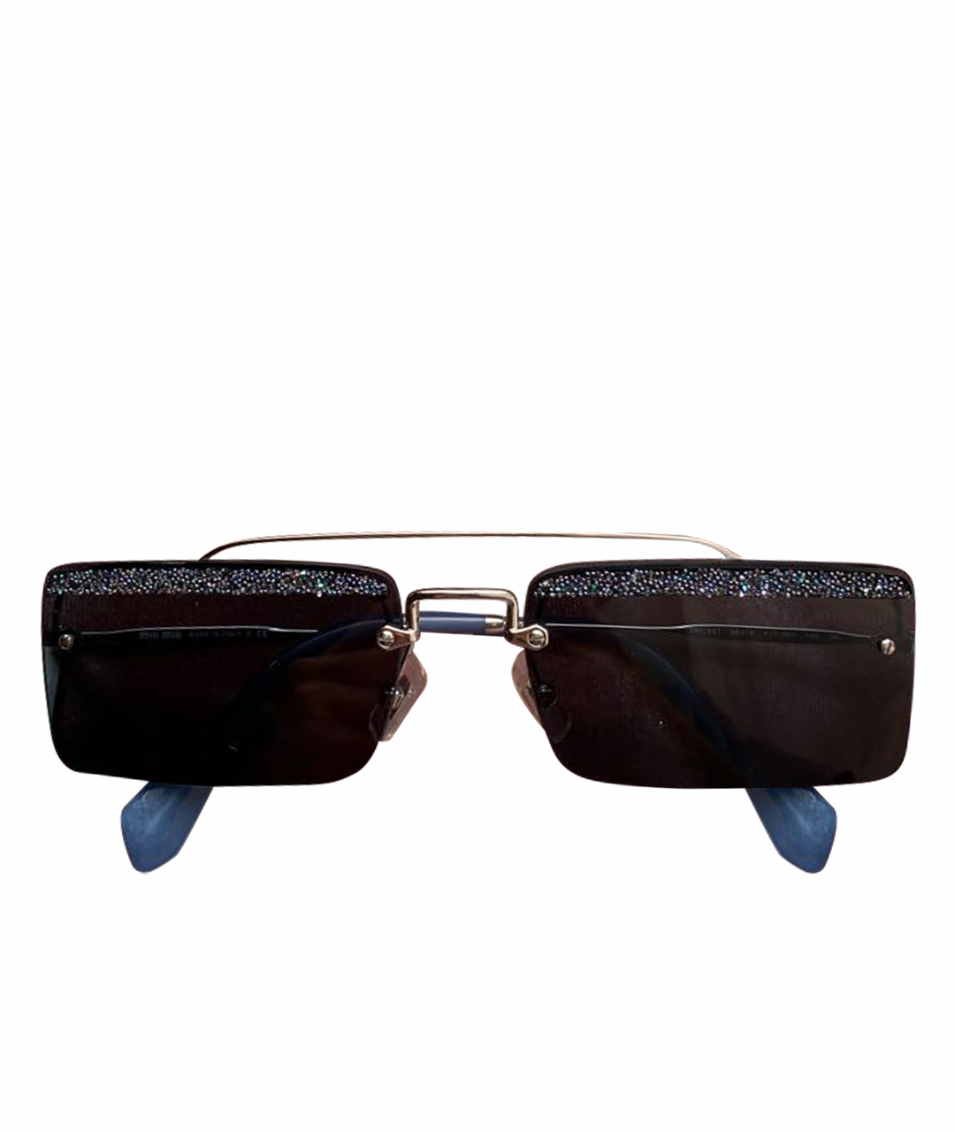 MIU MIU Синие солнцезащитные очки, фото 1
