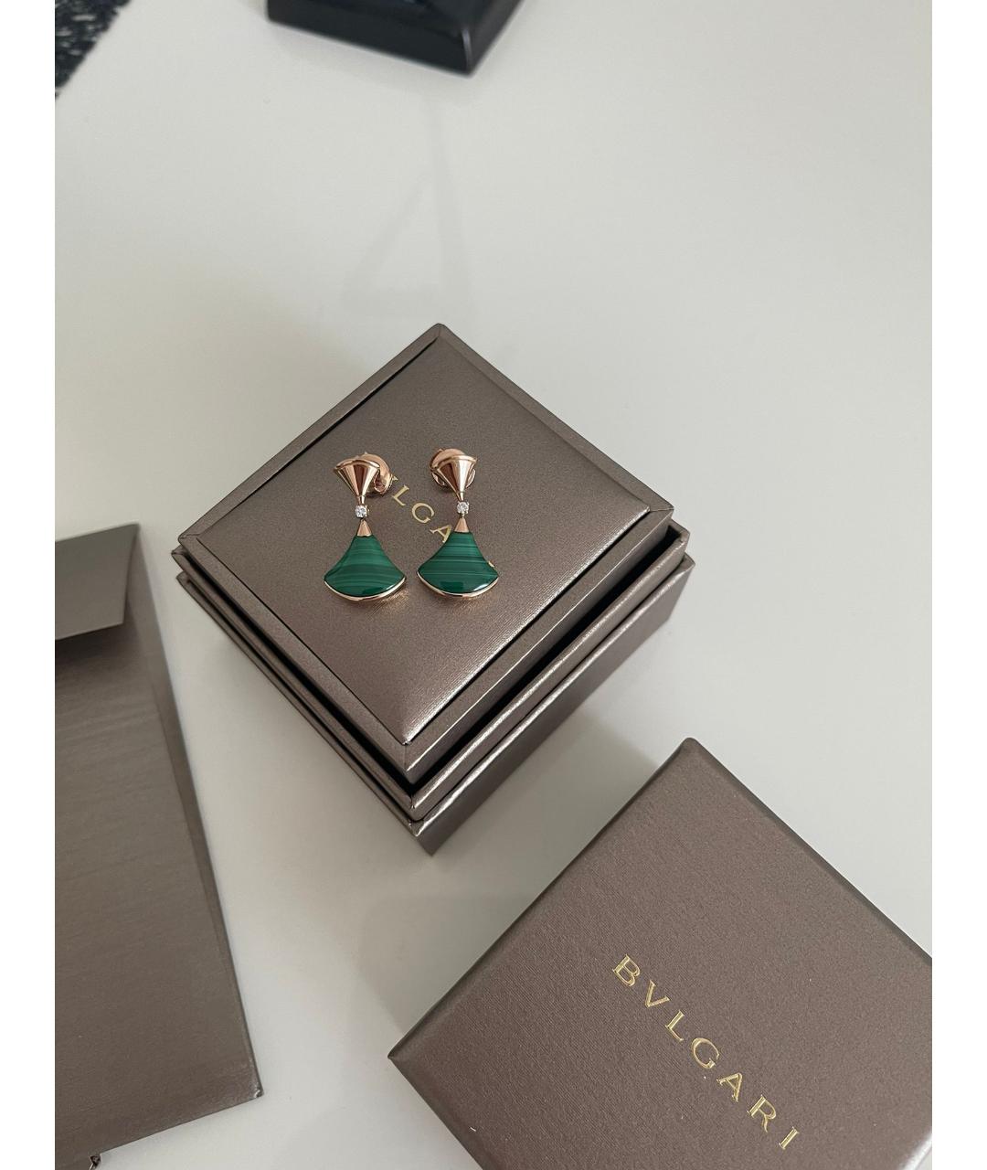 BVLGARI Серьги из розового золота, фото 5