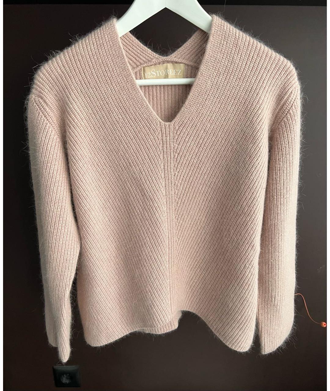12 STOREEZ Розовый шерстяной джемпер / свитер, фото 6