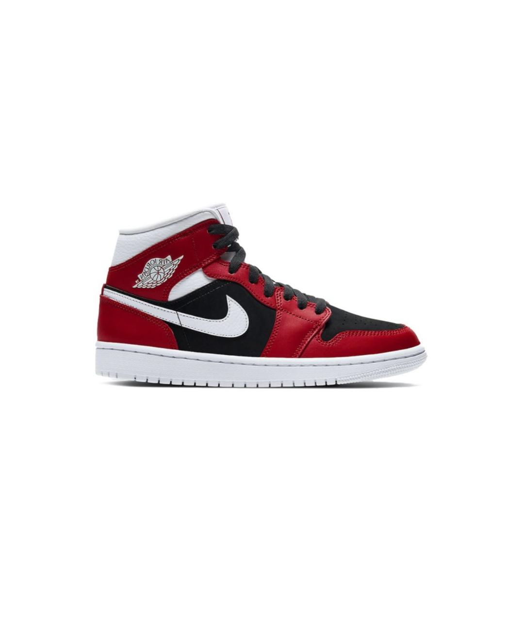 Nike air jordan 1 mid gym red black hotsell