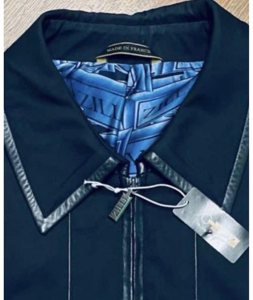 ZILLI Темно-синяя шелковая куртка, фото 4