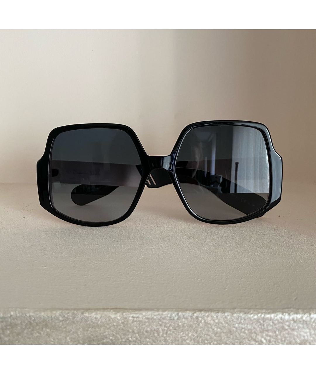 CHRISTIAN DIOR PRE-OWNED Черные пластиковые солнцезащитные очки, фото 9