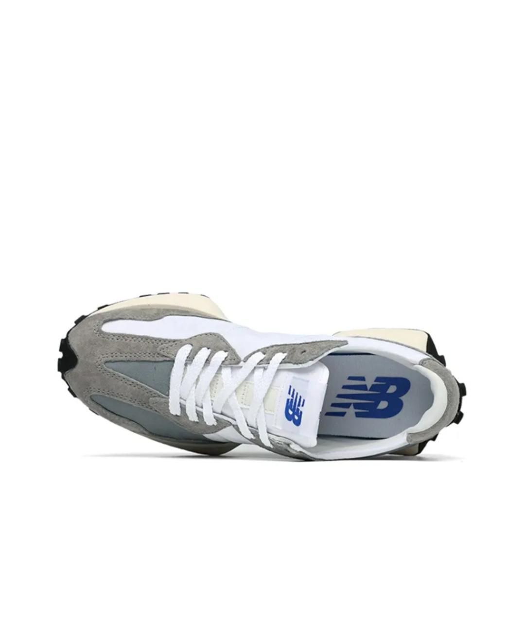 NEW BALANCE Серые кожаные кроссовки, фото 2