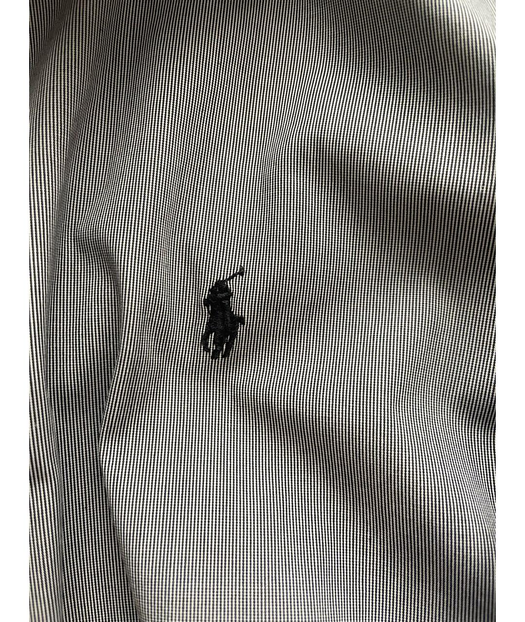 POLO RALPH LAUREN Антрацитовая хлопковая рубашка, фото 5