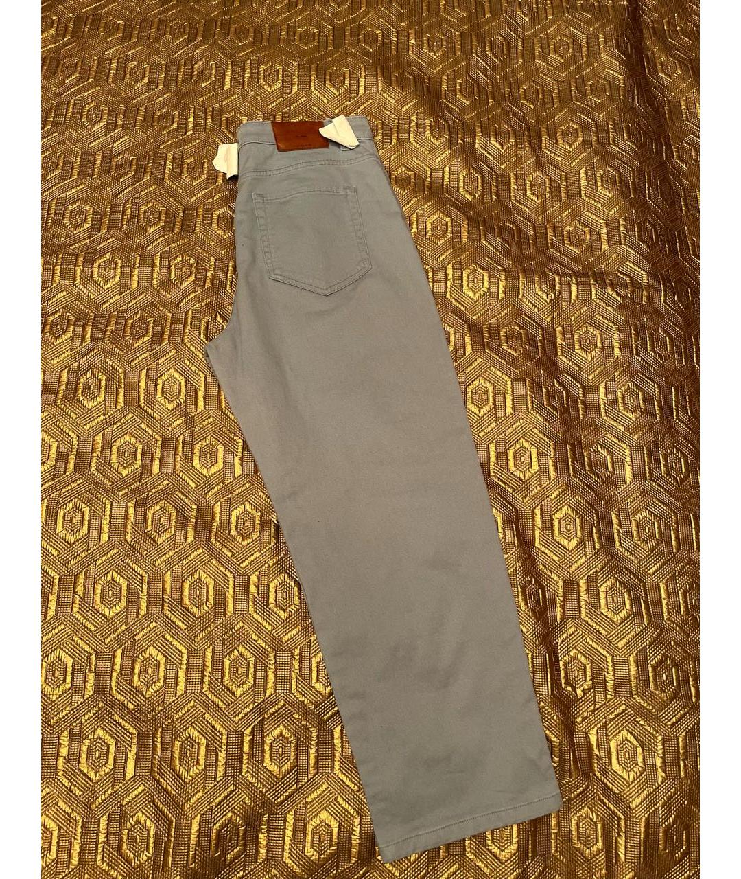 WEEKEND MAX MARA Голубые прямые джинсы, фото 2