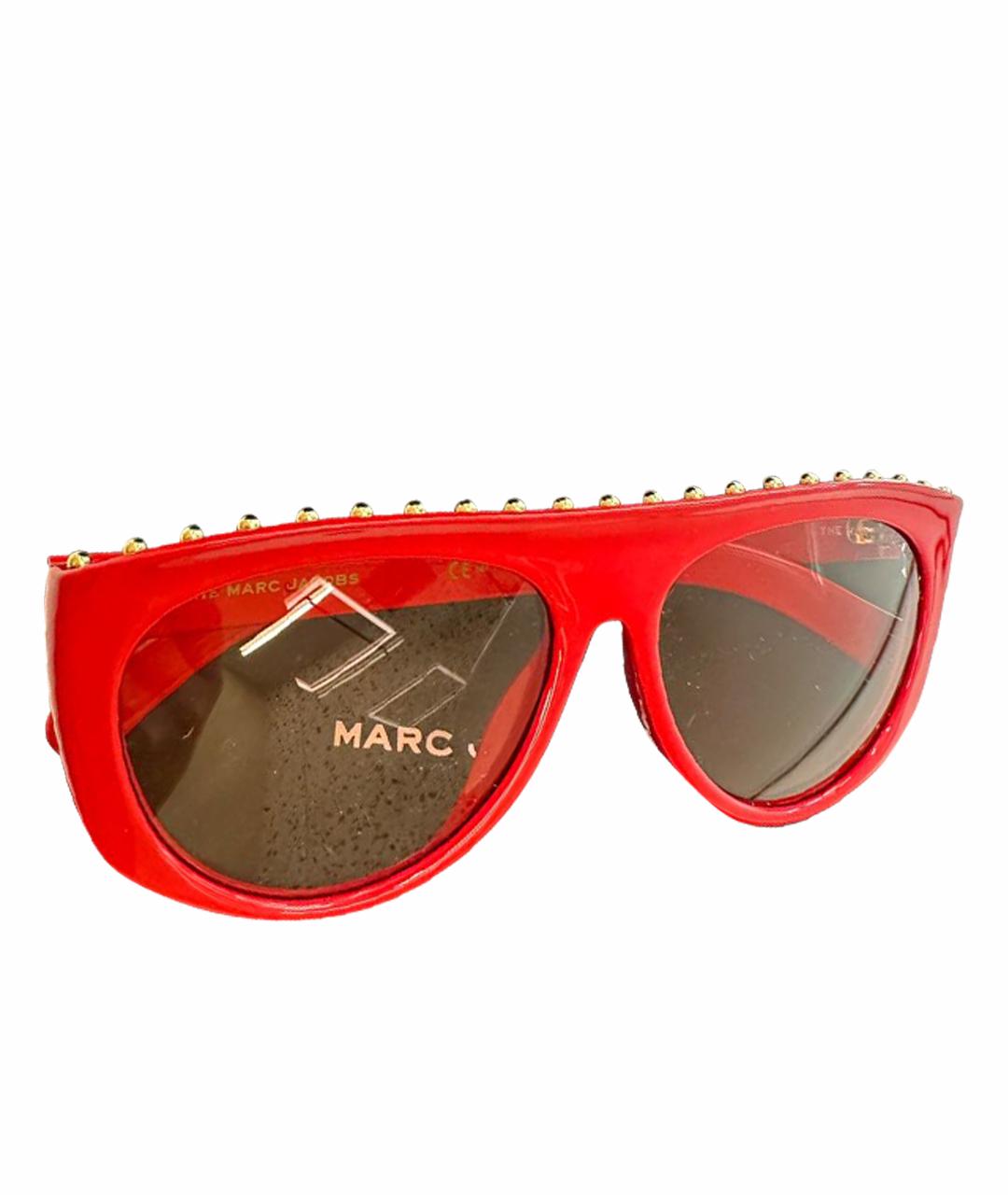 MARC JACOBS Красные пластиковые солнцезащитные очки, фото 1