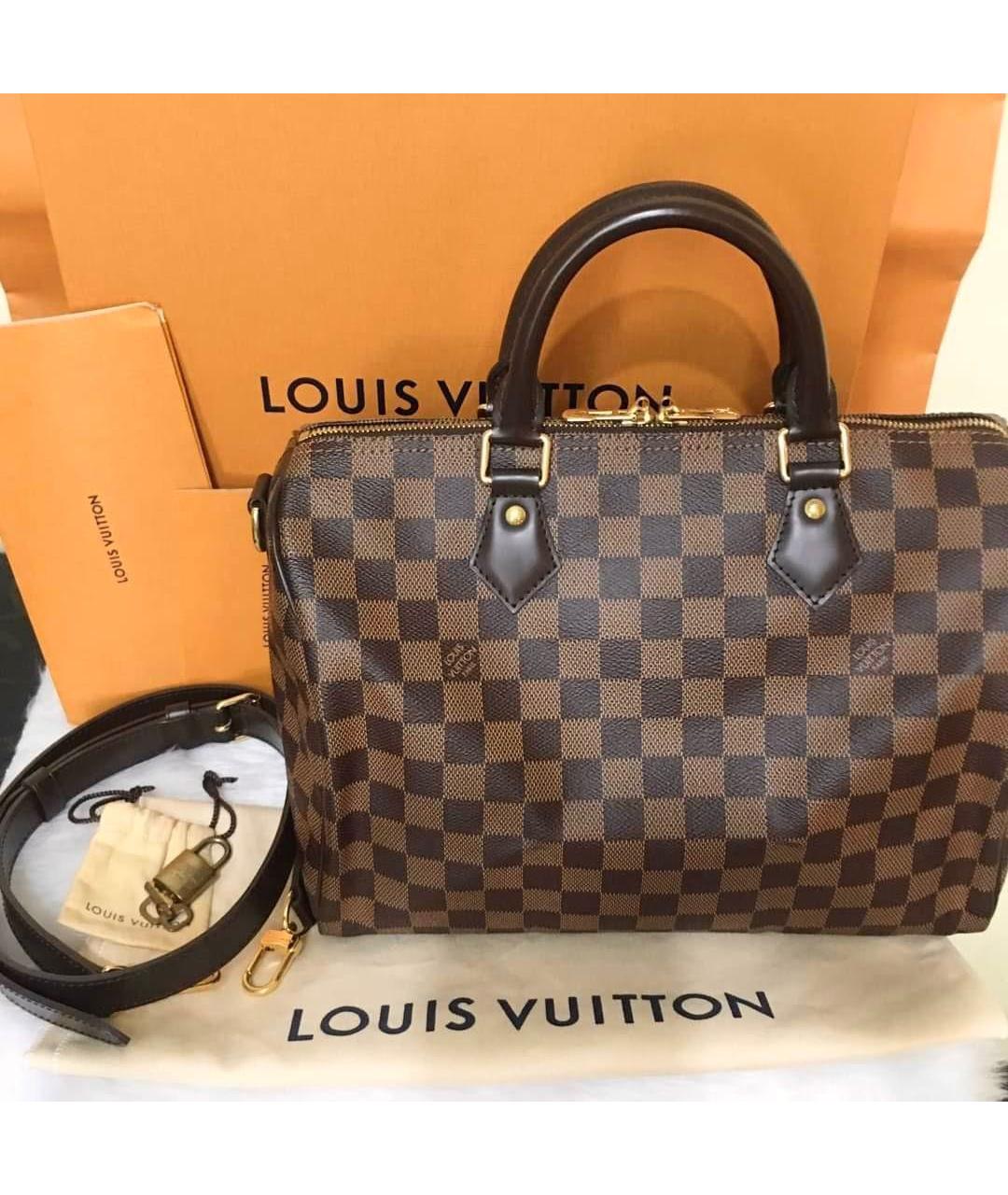 LOUIS VUITTON Коричневая сумка через плечо, фото 2